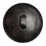 Black Knotted Leather Button - 60L/38mm