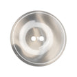 Gray and Clear Swirled Saucer Shaped Plastic 2-Hole Button - 44L/28mm