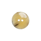 Italian Brown and Beige Abstract 2-Hole Plastic Button - 27L/17mm