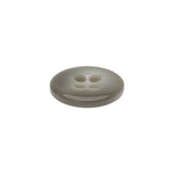Gray Shimmering 4-Hole Plastic Button - 28L/18mm