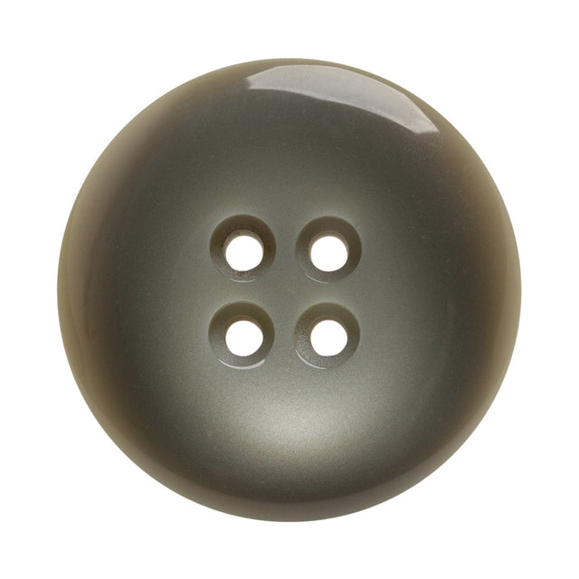 Gray Shimmering 4-Hole Plastic Button - 54L/34mm