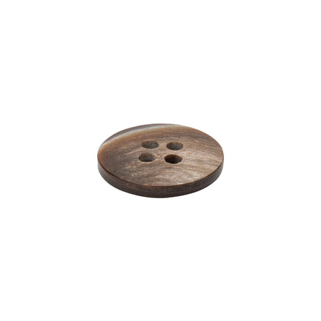 Iridescent Brown 4-Hole Shell Button - 24L/15mm