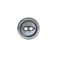 Smoke Iridescent Fisheye 2-Hole Mother of Pearl Button - 24L/15mm