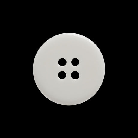 Off White Clover 4-Hole Plastic Button - 36L/23mm