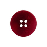 Wine Red Moire 4-Hole Plastic Button - 38L/24mm
