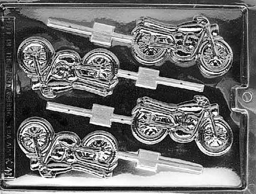 Motorcycle Lolly Chocolate Mold - LPK041