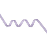 Grosgrain Ribbon with White Stitched Borders - Lilac - 0.4375"
