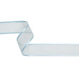 Sheer Ribbon with Double Faced Satin Edges - 1.375" - Baby Blue
