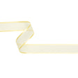 Sheer Ribbon with Double Faced Satin Edges - 1" - Yellow