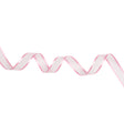 Sheer Ribbon with Double Faced Satin Edges - 0.75" - Pink
