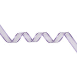 Sheer Ribbon with Double Faced Satin Edges - 0.75" - Lavender