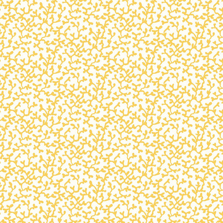 Liberty Art Fabrics Yellow Corallium Lasenby Quilting Cotton