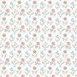 Liberty Art Fabrics Muted Blue and Pink Oshibana Lasenby Quilting Cotton