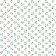 Liberty Art Fabrics Muted Blue and Yellow Spring Buds Lasenby Quilting Cotton