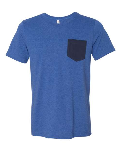 BELLA + CANVAS Men's Jersey Pocket Tee