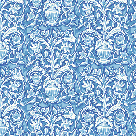 Liberty Art Fabrics Blue Lincoln Fields Lasenby Quilting Cotton