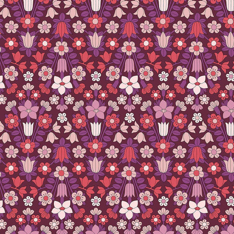 Liberty Art Fabrics Berry Hampstead Meadow Lasenby Quilting Cotton