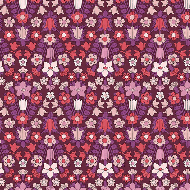Liberty Art Fabrics Berry Hampstead Meadow Lasenby Quilting Cotton