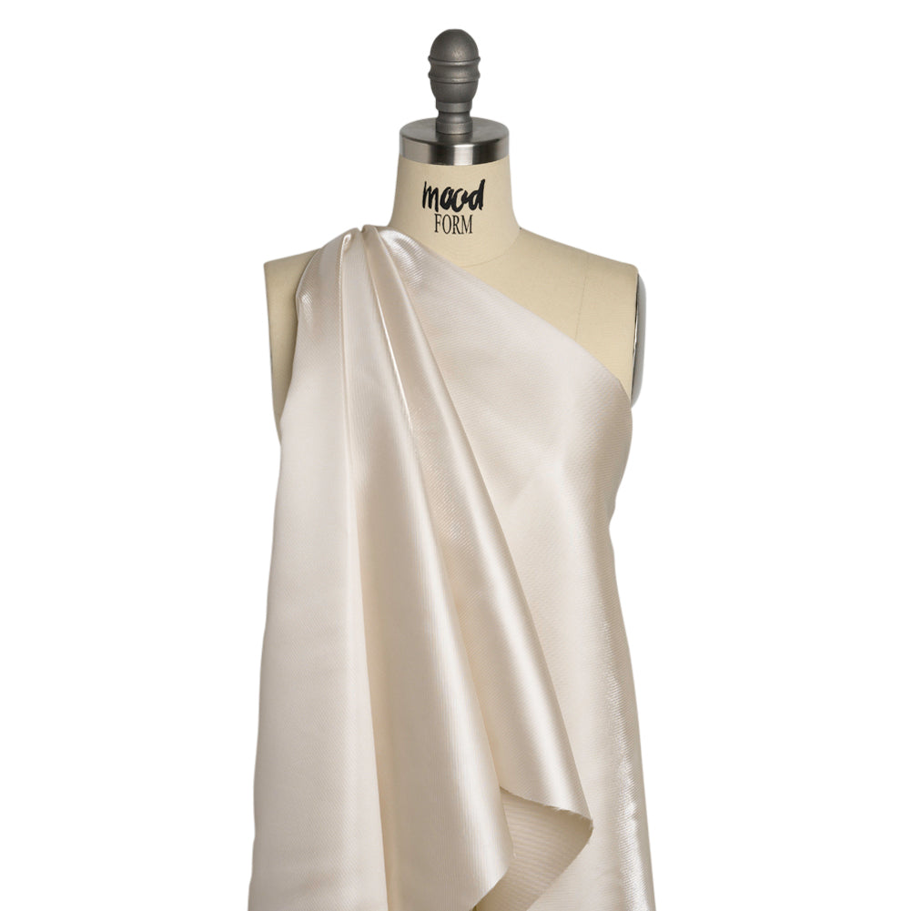 Luminous Polyester Mikado - Ecru - Verena Collection