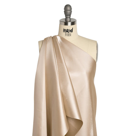 Luminous Polyester Mikado - Nougat - Verena Collection