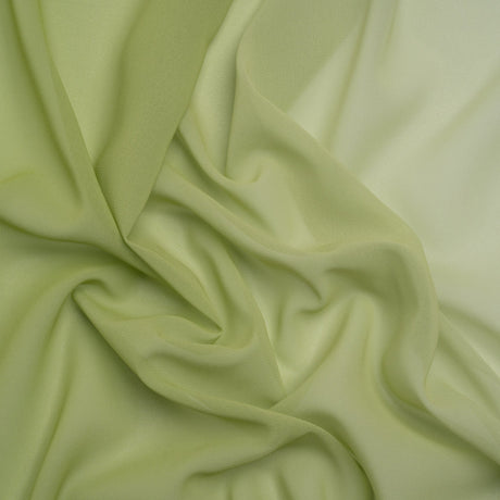 Ombre Polyester Chiffon - Lime - Sammi Collection