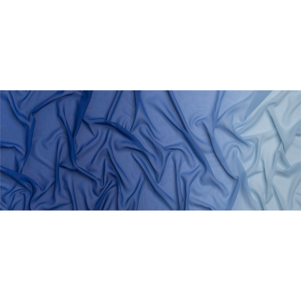 Ombre Polyester Chiffon - Sky - Sammi Collection