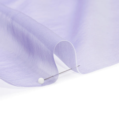 Chiffon-Like Silk Voile - Lavender and Silver Iridescent - Adelaide Collection