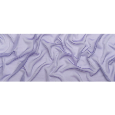 Chiffon-Like Silk Voile - Lavender and Silver Iridescent - Adelaide Collection
