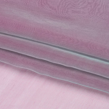 Chiffon-Like Silk Voile - Seafoam and Magenta Iridescent - Adelaide Collection