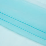 Chiffon-Like Silk Voile - Aqua and White Iridescent - Adelaide Collection