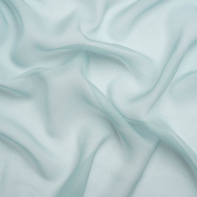 Chiffon-Like Silk Voile - Blue Gray - Adelaide Collection