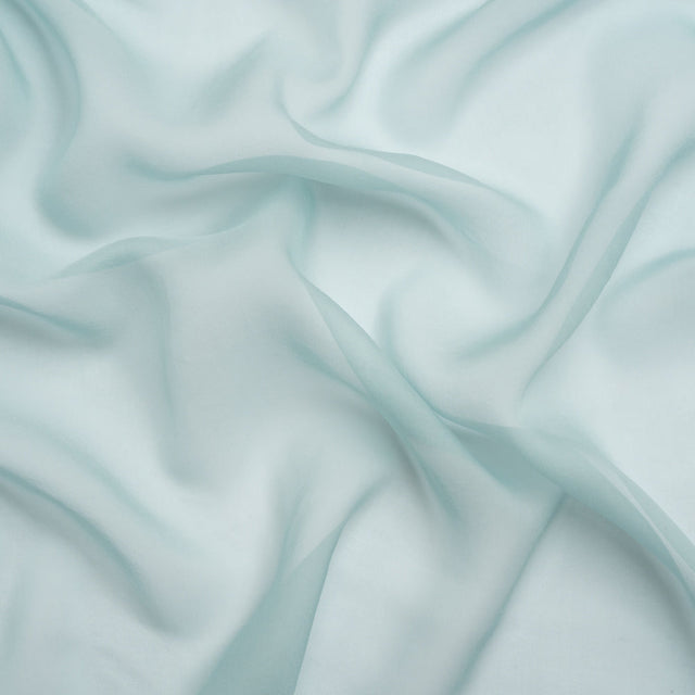Chiffon-Like Silk Voile - Blue Gray - Adelaide Collection