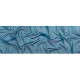 Chiffon-Like Silk Voile - Teal and Royal Iridescent - Adelaide Collection