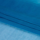 Chiffon-Like Silk Voile - Turquoise and Royal Blue Iridescent - Adelaide Collection