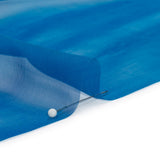 Chiffon-Like Silk Voile - Turquoise and Royal Blue Iridescent - Adelaide Collection