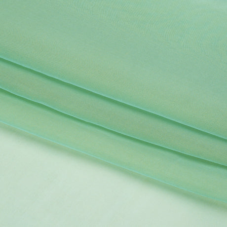 Chiffon-Like Silk Voile - Mint and Lime Iridescent - Adelaide Collection