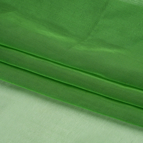 Chiffon-Like Silk Voile - Forest Green Iridescent - Adelaide Collection