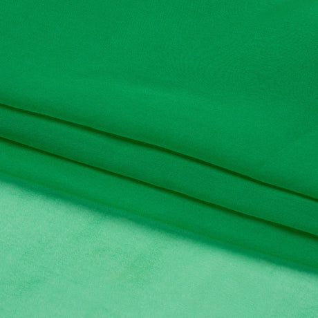 Chiffon-Like Silk Voile - Kelly Green - Adelaide Collection