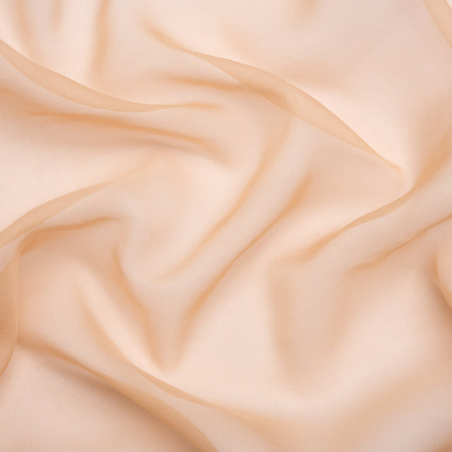 Chiffon-Like Silk Voile - Nude - Adelaide Collection