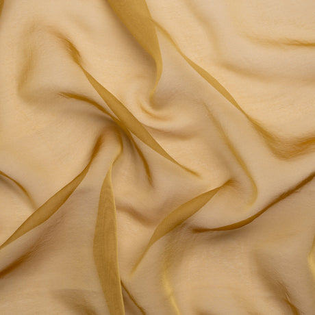 Chiffon-Like Silk Voile - Maize Iridescent - Adelaide Collection