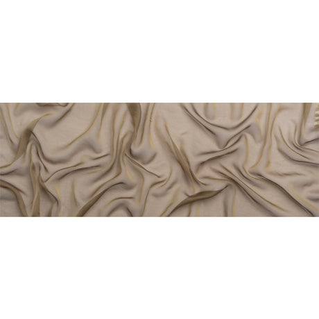 Chiffon-Like Silk Voile - Dark Khaki Iridescent - Adelaide Collection