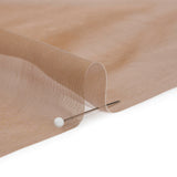 Chiffon-Like Silk Voile - Mink and Silver Iridescent - Adelaide Collection