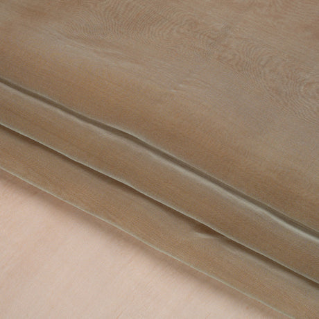 Chiffon-Like Silk Voile - Mocha Iridescent - Adelaide Collection
