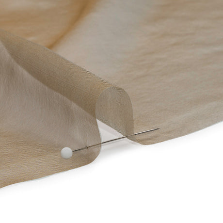 Chiffon-Like Silk Voile - Taupe Iridescent - Adelaide Collection
