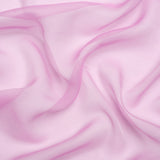 Chiffon-Like Silk Voile - Tulip and White Iridescent - Adelaide Collection