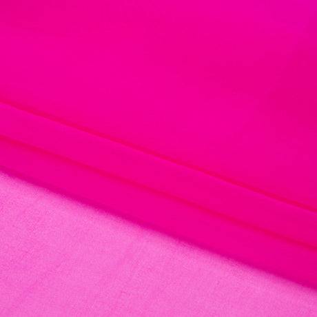 Chiffon-Like Silk Voile - Hot Pink Iridescent - Adelaide Collection
