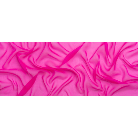 Chiffon-Like Silk Voile - Hot Pink Iridescent - Adelaide Collection