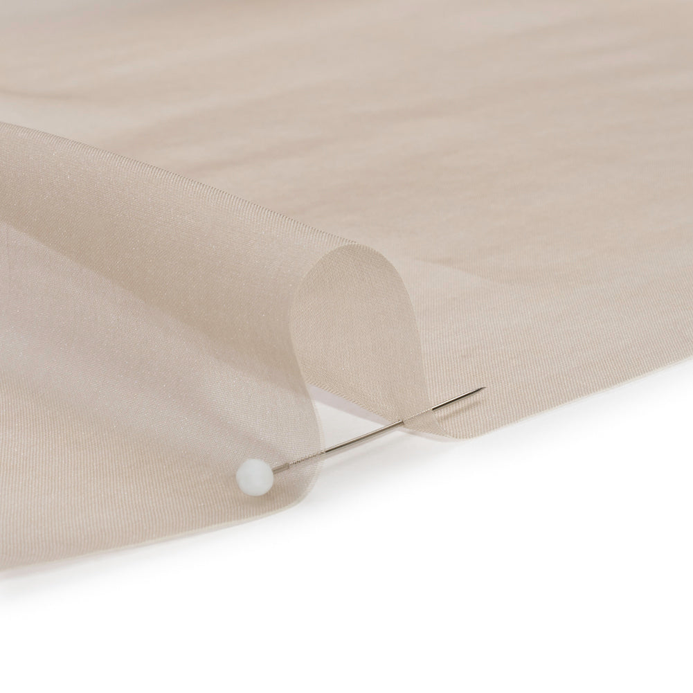 Chiffon-Like Silk Voile - Light Beige - Adelaide Collection