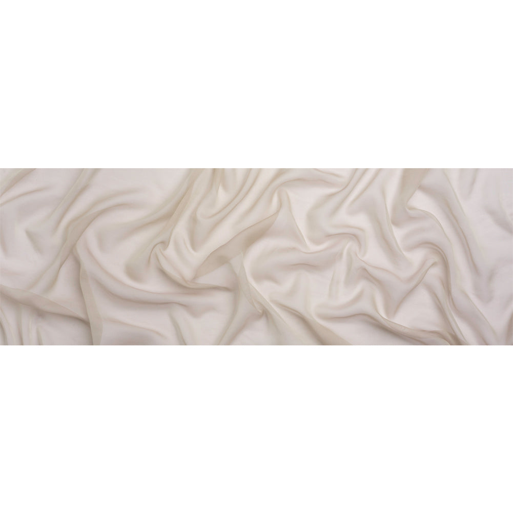 Chiffon-Like Silk Voile - Light Beige - Adelaide Collection