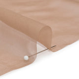 Chiffon-Like Silk Voile - Dark Beige Iridescent - Adelaide Collection